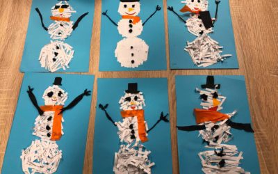 Papierowe bałwanki !