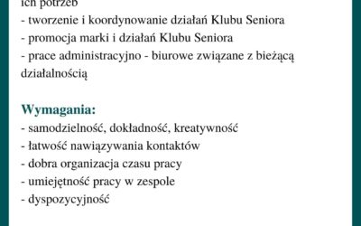 Przedłużamy rekrutację