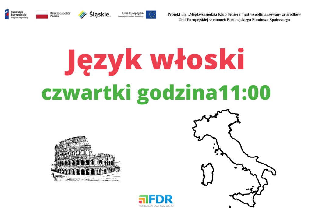 Fundacja Dla Rozwoju Klub Seniora Język włoski