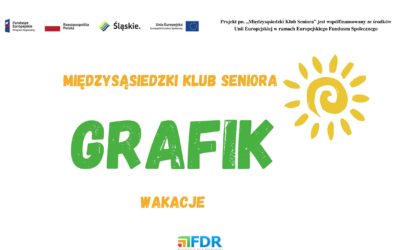 GRAFIK Klub Seniora 🌞 wakacje!