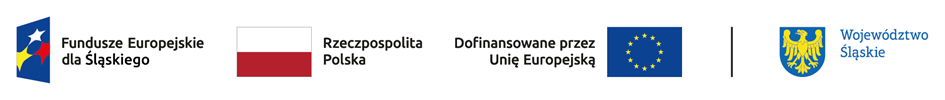 image belka logotypów UE oraz RP i Śląska